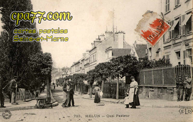 Melun (Seine-et-Marne) - Quai Pasteur