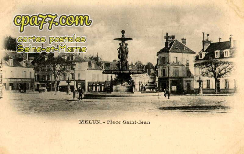 Melun (Seine-et-Marne) - Place Saint-Jean