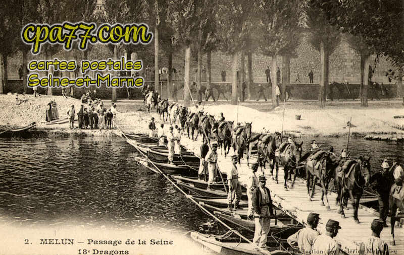 Melun (Seine-et-Marne) - Passage de la Seine – 18e Dragons