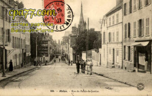 Melun (Seine-et-Marne) - Rue du Palais de Justice