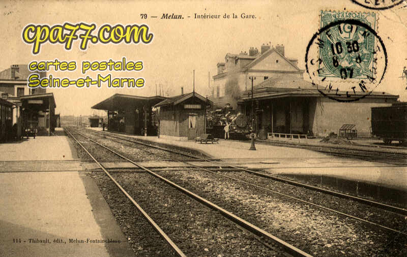 Melun (Seine-et-Marne) - Intérieur de la Gare