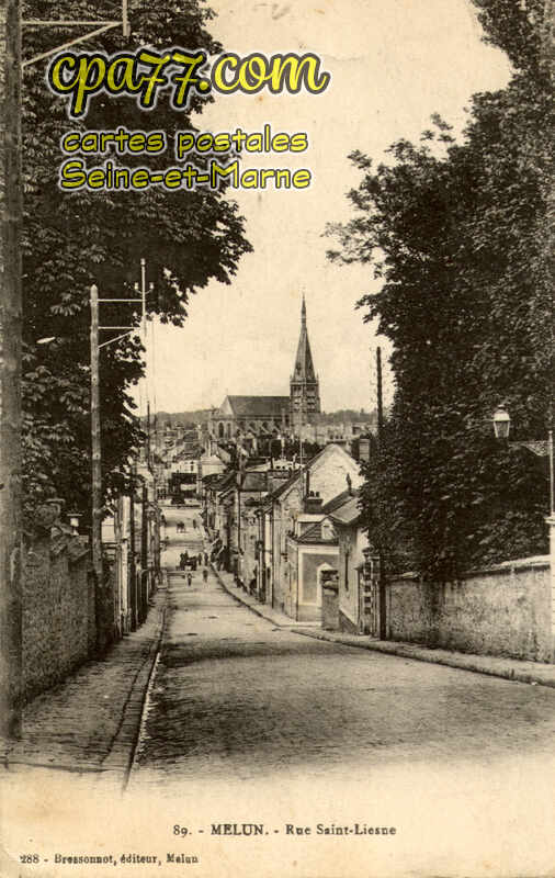 Melun (Seine-et-Marne) - Rue Saint-Liesne