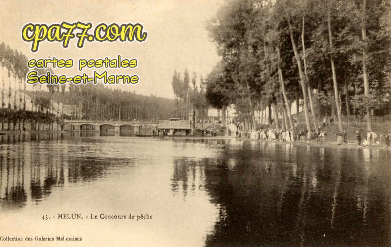 Melun (Seine-et-Marne) - Le Concours de Pêche