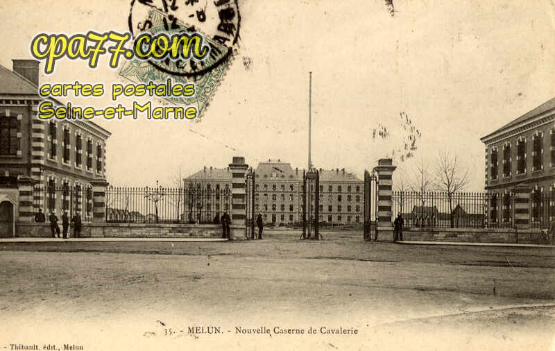 Melun (Seine-et-Marne) - Nouvelle Caserne de Cavalerie
