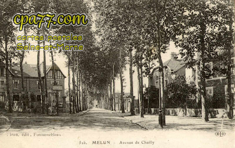 Melun (Seine-et-Marne) - Avenue de Chailly