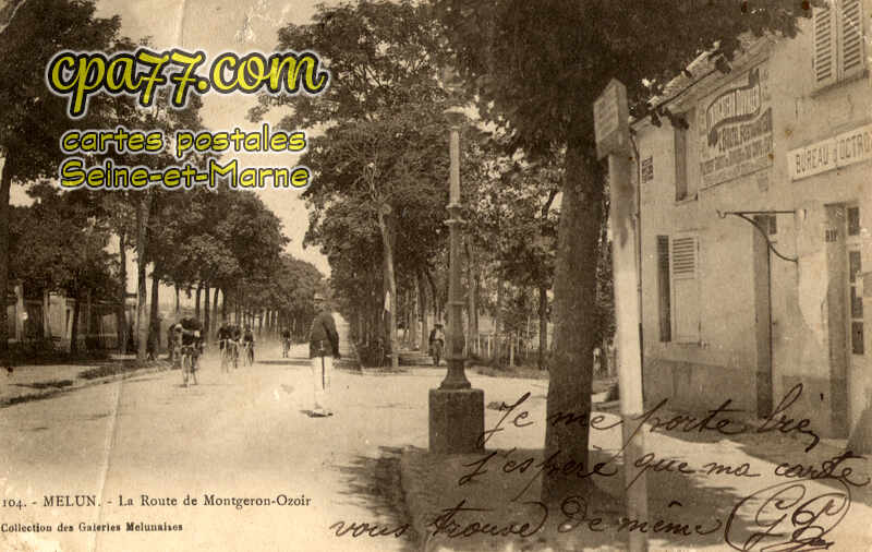 Melun (Seine-et-Marne) - La Route de Montgeron-Ozoir