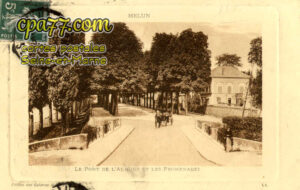 Melun (Seine-et-Marne) - Le Pont de l’Almont et les Promenades