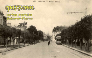 Melun (Seine-et-Marne) - Avenue Thiers