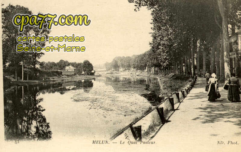 Melun (Seine-et-Marne) - Le Quai Pasteur
