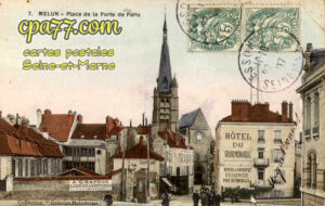Melun (Seine-et-Marne) - Place de la Porte de Paris