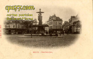 Melun (Seine-et-Marne) - Place Saint-Jean