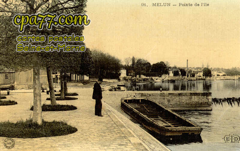 Melun (Seine-et-Marne) - Pointe de l&rsquo;Ile