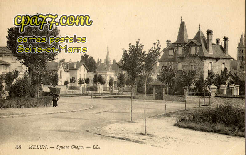 Melun (Seine-et-Marne) - Square Chapu