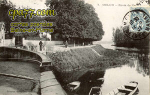 Melun (Seine-et-Marne) - Route de Vaux