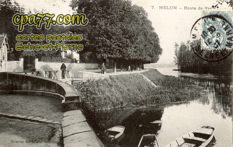 Melun (Seine-et-Marne) - Route de Vaux