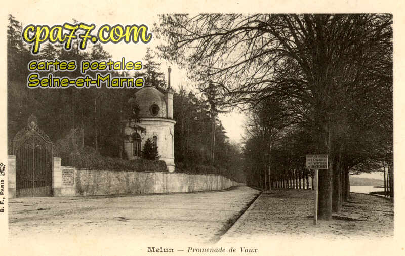 Melun (Seine-et-Marne) - Promenade de Vaux