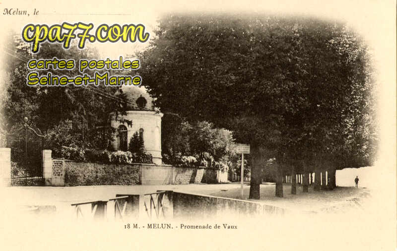 Melun (Seine-et-Marne) - Promenade de Vaux