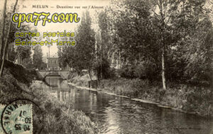 Melun (Seine-et-Marne) - Deuxième vue sur l&rsquo;Almont
