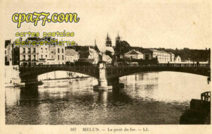 Melun (Seine-et-Marne) - Le pont de fer