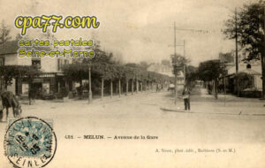 Melun (Seine-et-Marne) - Avenue de la Gare