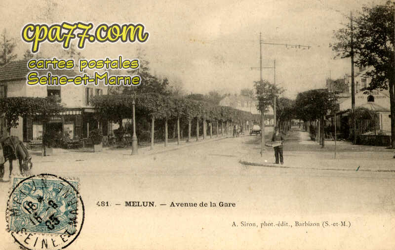 Melun (Seine-et-Marne) - Avenue de la Gare