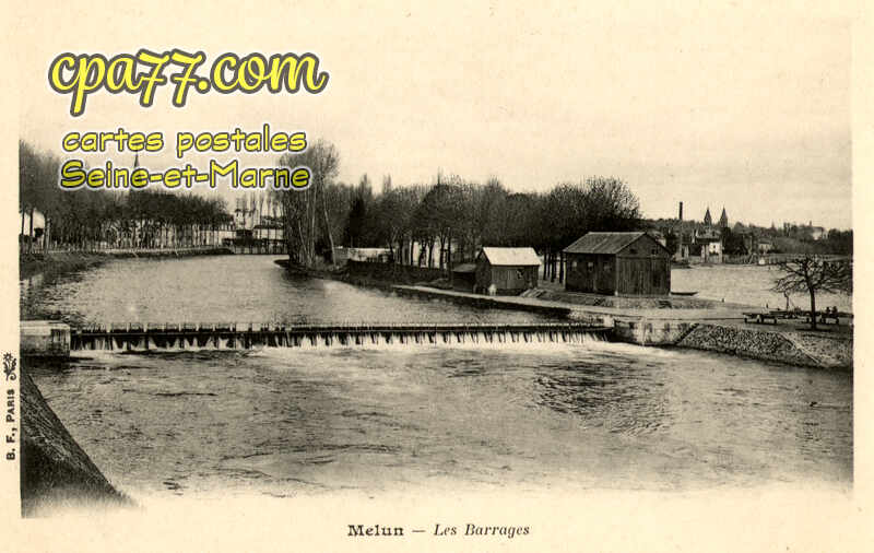 Melun (Seine-et-Marne) - Les barrages