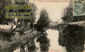 Melun (Seine-et-Marne) - Quatrième vue sur l&rsquo;Almont