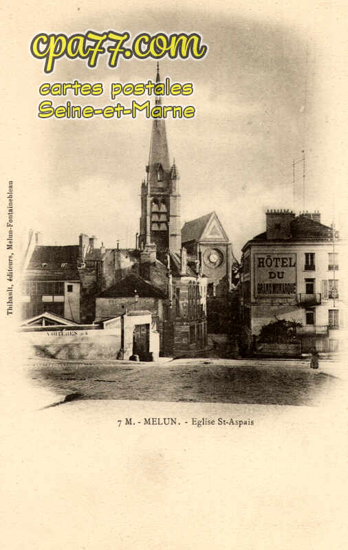 Melun (Seine-et-Marne) - Eglise Saint-Aspais