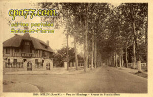 Melun (Seine-et-Marne) - Parc de l&rsquo;Ermitage Av. Fontainebleau