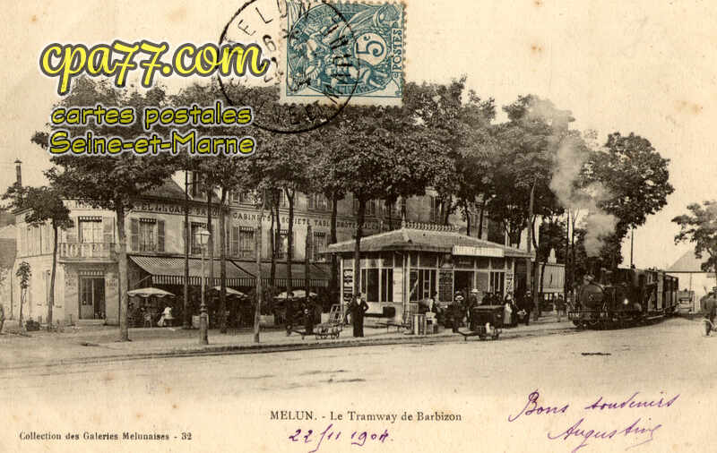 Melun (Seine-et-Marne) - Le Tramway de Barbison