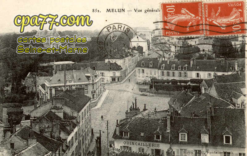Melun (Seine-et-Marne) - Vue générale