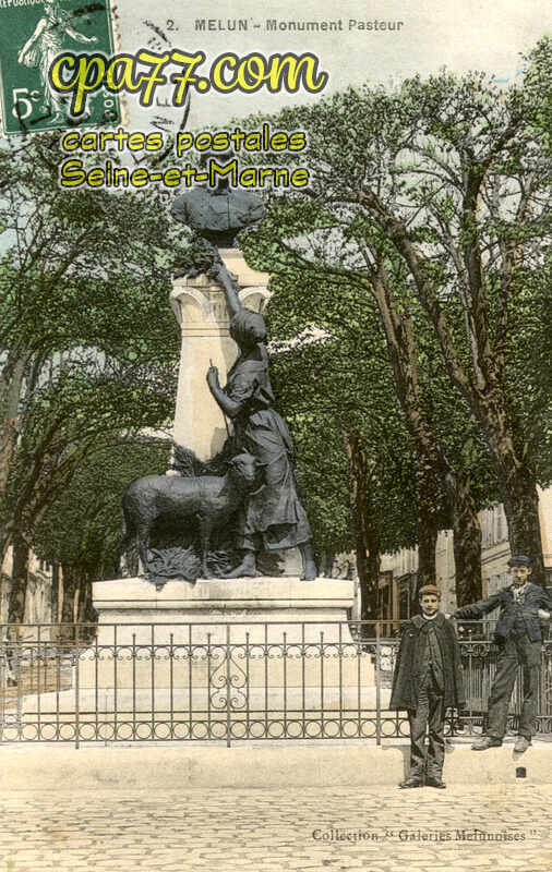 Melun (Seine-et-Marne) - Monument Pasteur