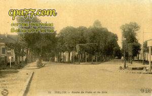 Melun (Seine-et-Marne) - Route de Paris et de Brie