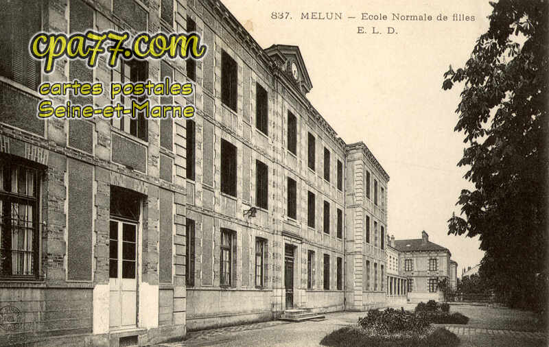 Melun (Seine-et-Marne) - Quatrième vue sur l&rsquo;Almont