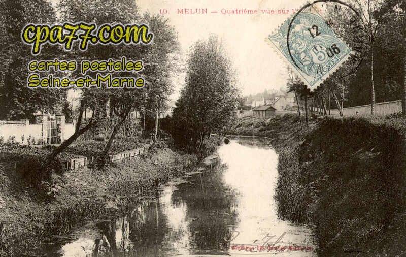 Melun (Seine-et-Marne) - Passage de la Seine par le 18è Dragons