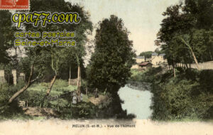 Melun (Seine-et-Marne) - Vue de l&rsquo;Almont