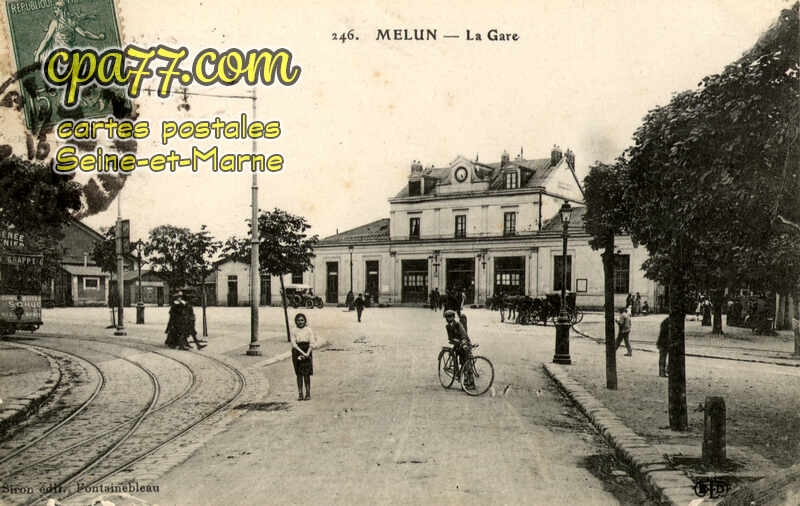 Melun (Seine-et-Marne) - La Gare
