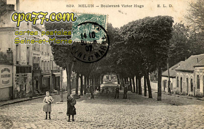 Melun (Seine-et-Marne) - Boulevard Victor Hugo