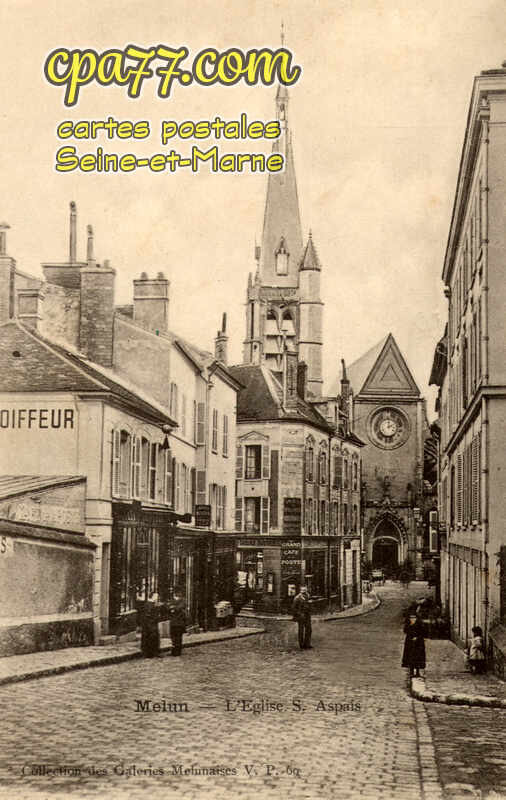 Melun (Seine-et-Marne) - L&rsquo;Eglise Saint-Aspais