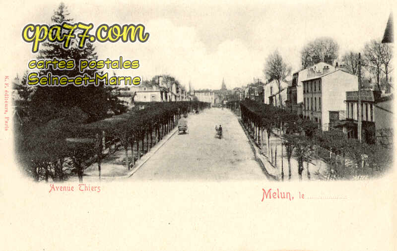 Melun (Seine-et-Marne) - Avenue Thiers