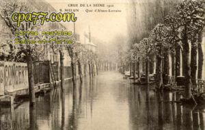 Melun (Seine-et-Marne) - Quai d&rsquo;Alsace Lorraine