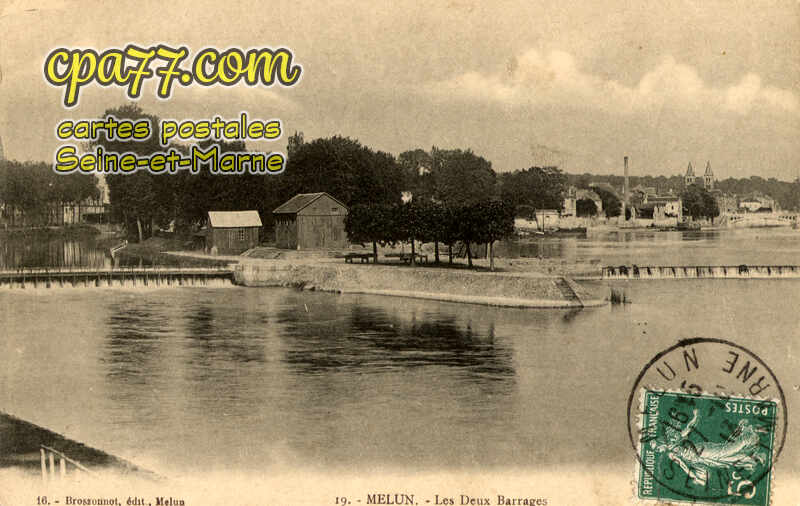 Melun (Seine-et-Marne) - Les deux barrages