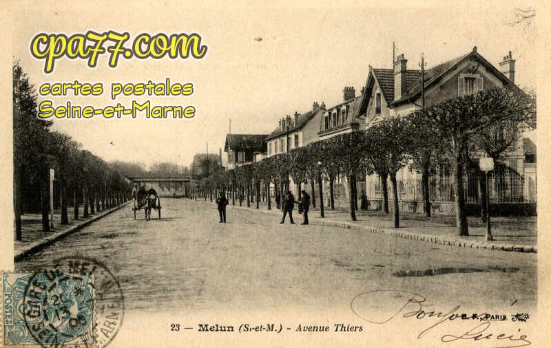 Melun (Seine-et-Marne) - Avenue Thiers