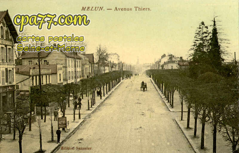 Melun (Seine-et-Marne) - Avenue Thiers