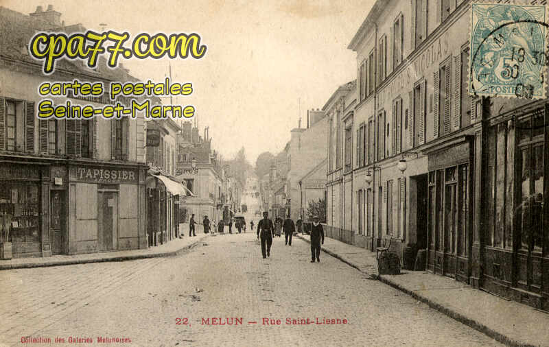 Melun (Seine-et-Marne) - Rue Saint-Liesne