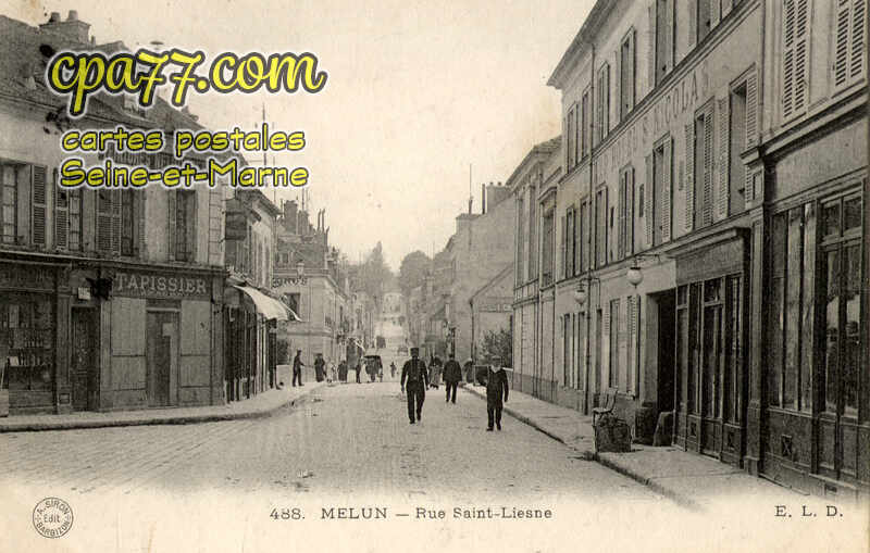 Melun (Seine-et-Marne) - Rue Saint-Liesne