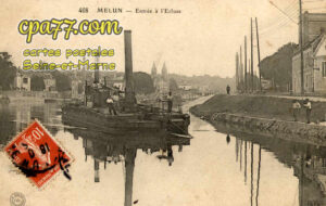 Melun (Seine-et-Marne) - Entrée à l&rsquo;Ecluse