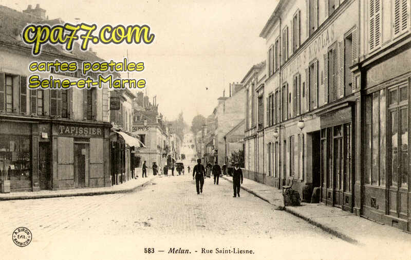 Melun (Seine-et-Marne) - Rue Saint-Liesne