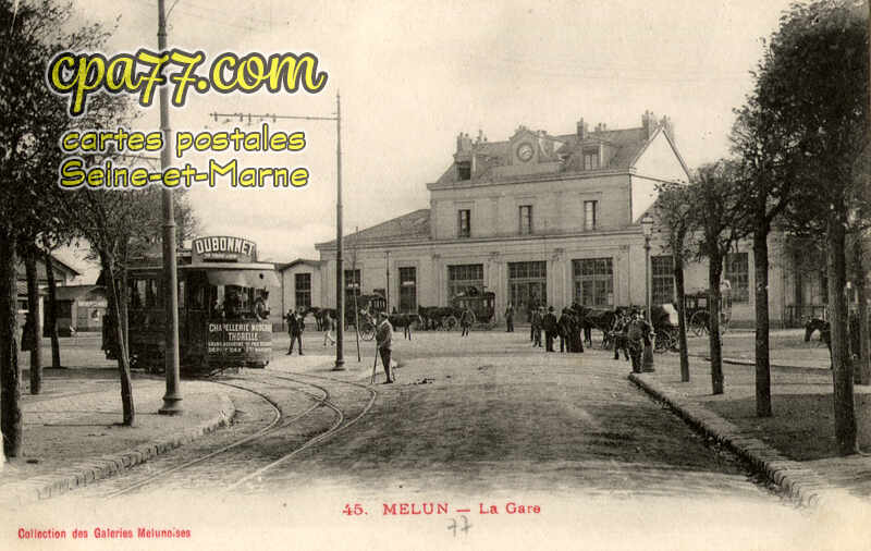 Melun (Seine-et-Marne) - La Gare
