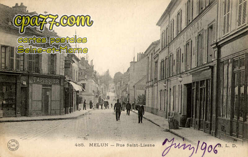 Melun (Seine-et-Marne) - Rue Saint-Liesne